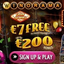 Winorama 7 euro free play Winorama 7 euro free play