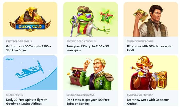 joue meilleur Good Man Casino tours bonus