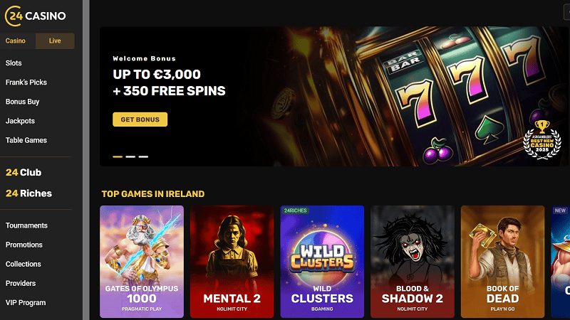 24Casino Exclusive Bonus 