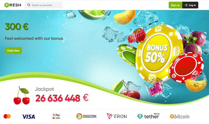 Get 50 no deposit free spins on registration!