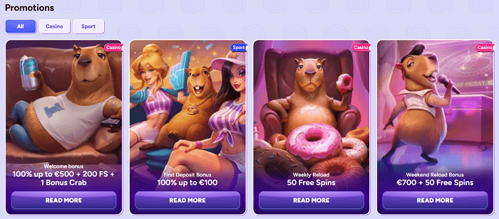 Spinbara Casino and Sportsbook Promotions 